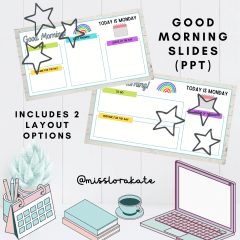 Editable Morning Slides for PowerPoint