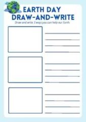 Earth Day Draw and Write