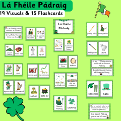 Lá Fhéile Pádraig/St Patrick’s Day - Visuals as Gaeilge