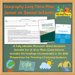 Geography Long Term Plan for Junior Infants or Senior Infants - Infants Geography Long Term Recorded Preparation