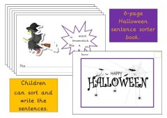 Halloween Sentence Book