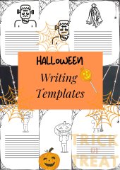 Halloween Writing Templates