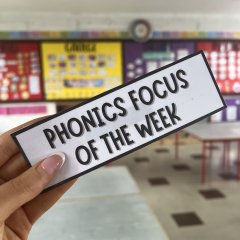 Phonics Focus of the Week - English & Irish Version