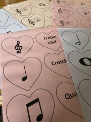 Valentines Music Lesson (Matching Game)