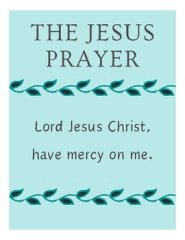 The Jesus Prayer - Prayer Poster - Christianity - Lent - Easter