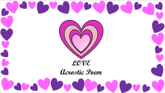 Love Acrostic Poem St Valentine’s Day