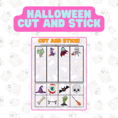 Halloween Cut and Stick