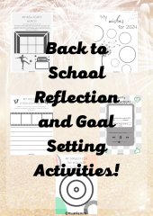 Back to School New Year Reflection and Goal Setting Activities Bundle!