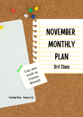3RD CLASS - DETAILED NOVEMBER MONTHLY PLAN