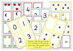 Number and Picture  Cards 0-5