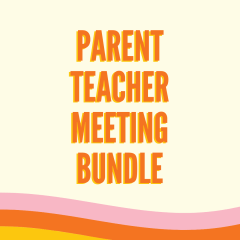BUNDLE: Parent Teacher Meeting Preparation