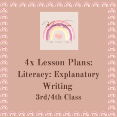 4x Explantory Writing Plans- Space Themed- 3rd Class