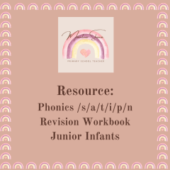 Junior Infants Phonics Revision Workbook