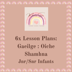 6x  Lesson Plans: Oiche Shamhna