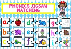 Phonics jigsaw match preview