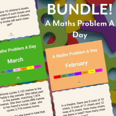 BUNDLE! Maths Palace: A Maths Problem A Day