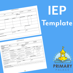 IEP Template and Example