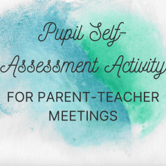 Self-Assessment for Parent Teacher Meetings - Worksheet
