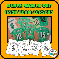 Rugby World Cup - Irish Teams Jerseys