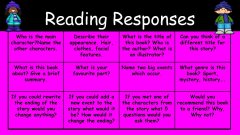 Reading Responses
