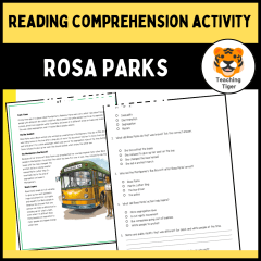 Rosa Parks Reading Comprehension Activity