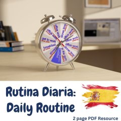 Daily Routines Unveiled: Master Vocabulary and Verbs in English and Spanish!