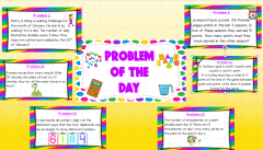 Maths Problem of the Day Powerpoint- Set 2