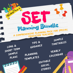 SET Planning Bundle - Special Education Teacher Pack