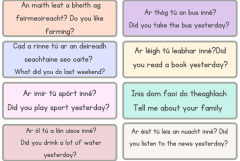 56 warm up Questions for Irish class
