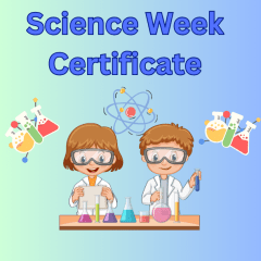 Science Week Certificate