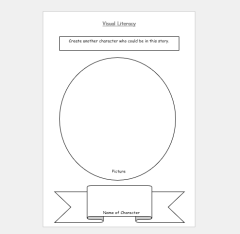 Design a New Character for the Story Worksheet