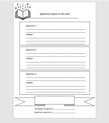 Design a Question Worksheet