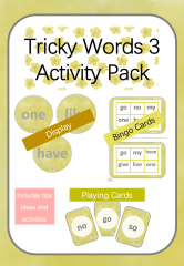 Tricky Words Activity Pack 3