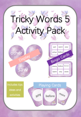 Tricky Words Activity Pack 5