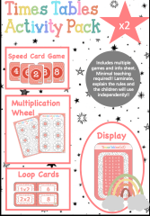 **Multiples / Times Tables Activity Pack ** x2