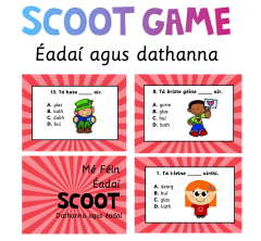 Mé Féin, Éadaí agus Dathanna- Scoot Game