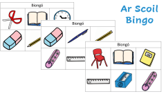 Ar Scoil (School) - Biongo - Bingo Game