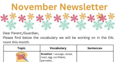 EAL Newsletter November