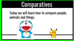Primary Grammar_Comparative Adjectives