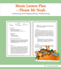 Please Mr Noah - Music Lesson Plan