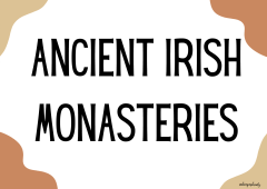 Ancient Irish Monasteries - Key Vocab Display