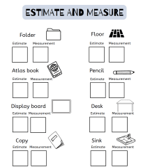 Length - Estimate and Measure