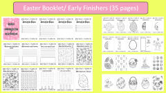 Easter Activity Booklet/ Early Finishers