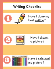 Infant Writing Checklist