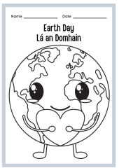 Earth Day Colouring workbook