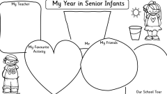 End of Year activity sheet Senior Infants