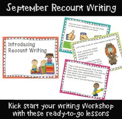 September Recount Writing Unit 3rd-4th