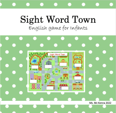 Sight Word Town English game