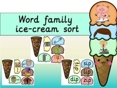 Ice-cream word families