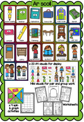 An Scoil visuals and worksheets